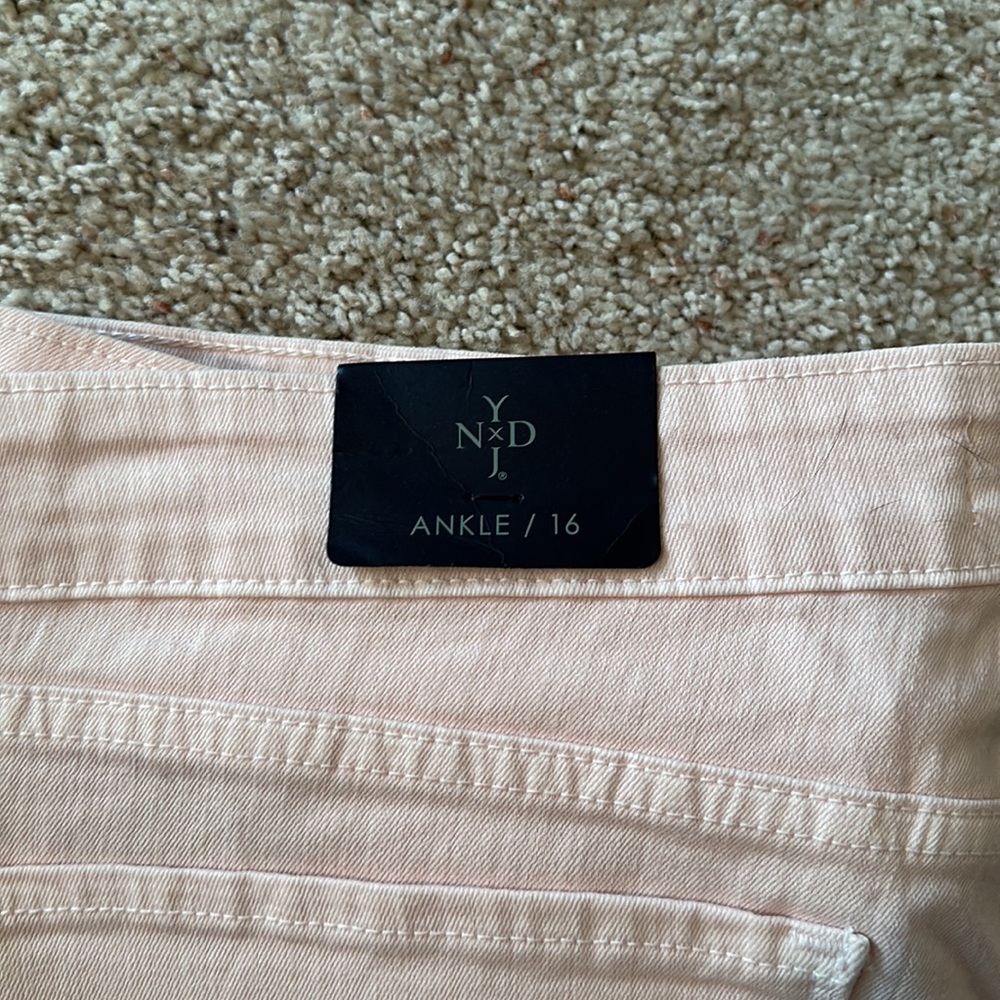 NYDJ Pink Ankle Jeans - Size 16 - NWT - Picture 3 of 8